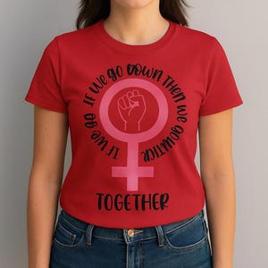 Feminist Power Graphic Tee: Women&#39;s Rights, LGBTQ Pride