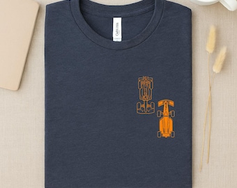 T-shirt Formula 1 Comfort Colors : design de poche pour voiture de course