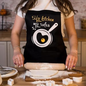 Custom apron Personalized Apron Custom Apron with Your Text Aprons For Women Gifts For Her Apron with Pockets Barbeque Apron Mom&#39;s apron