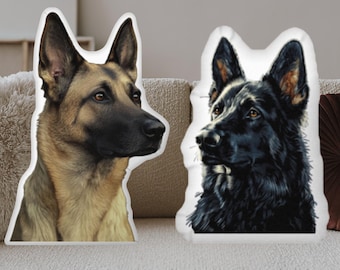 Almohada personalizada para mascotas: almohada personalizada con retrato de perro o gato