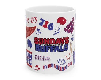 Buffalo Bills Coffee Mug: Josh Allen, Bills Mafia Gift (11oz 15oz)