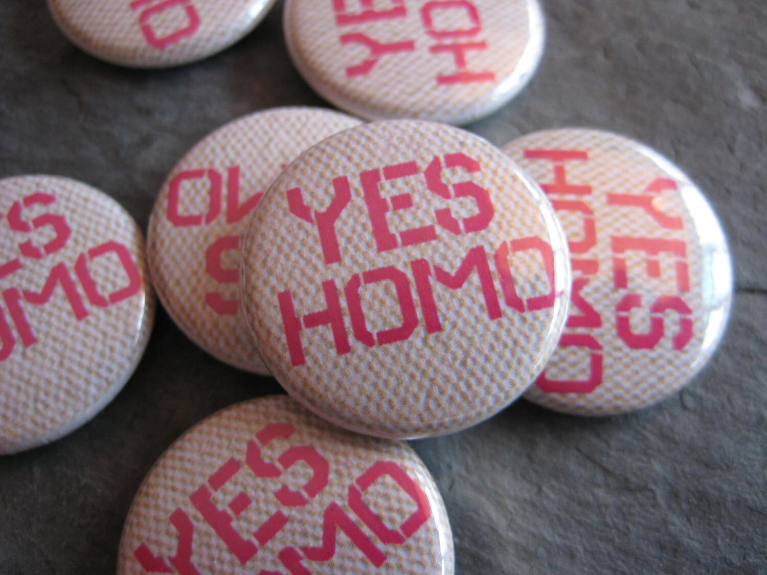 YES HOMO Pin