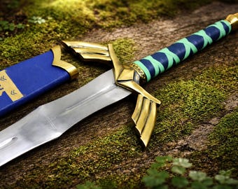 Réplica de la Espada Maestra de Zelda / Acero inoxidable, Exhibición, Cosplay