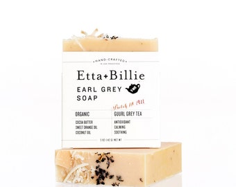 Earl Grey Bar Soap Organic Palm Free Vegan