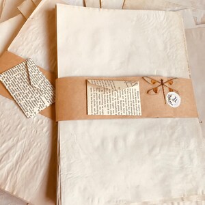 10 hojas de papel teñido con té y café, perfecto para diarios basura, álbumes de recortes, collages, técnicas mixtas, manualidades con papel, fabricación de tarjetas y obsequio gratis