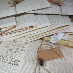 Confezione da oltre 50 ritagli di carta vintage assortiti, album di ritagli, libri di colla, collage, articoli per diari artistici e di scartoffie, effimeri, pagine di vecchi libri, spartiti musicali