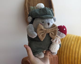 Hedgehog Plush Toy – Soft Handmade Plush for Boys & Girls, Baby Shower Present and First Birthday Gift