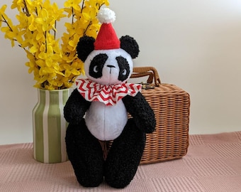 ケイティは、このパンダのぬいぐるみ、ソフトトイにすでに