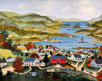 View of West Point - Limited Edition Print _ by J.L. Munro