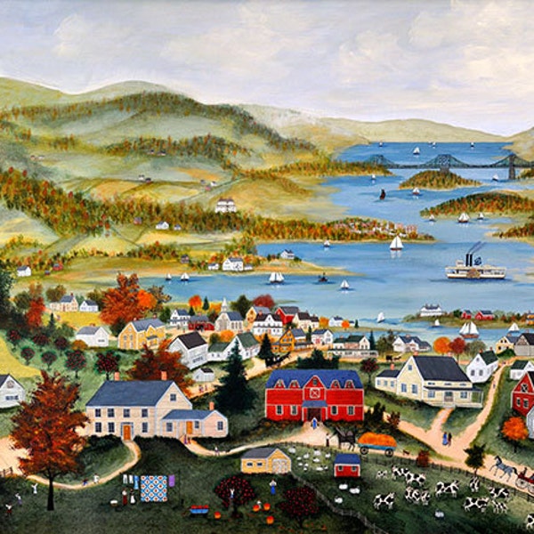 View of West Point - Limited Edition Print _ by J.L. Munro