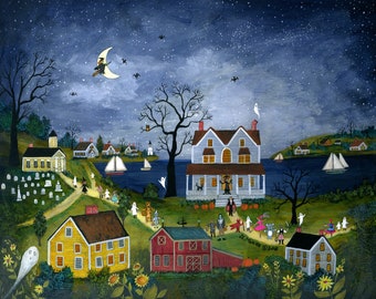 Halloween Night - Limited Edition Print _ by J.L. Munro