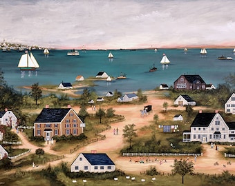 Summer on Nantucket - Limited Edition Print _ by J.L. Munro