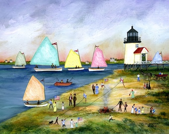 Rainbow Fleet - Limited Edition Print _ by J.L. Munro