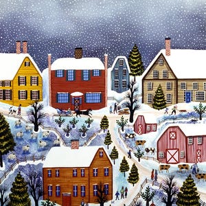 WINTER SLED RACE - Limited Edition Print _ by J.L. Munro