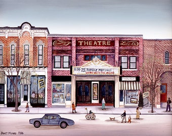 Smalley's Theater - Cooperstown, N.Y. - Limited Edition Print _ by J.L. Munro