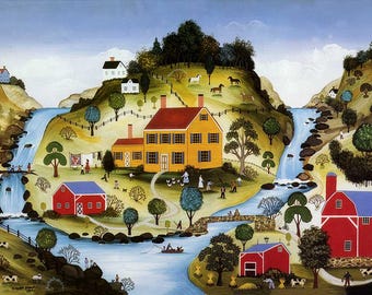 Fieldstone Bridge - Limited Edition Print _ by J.L. Munro