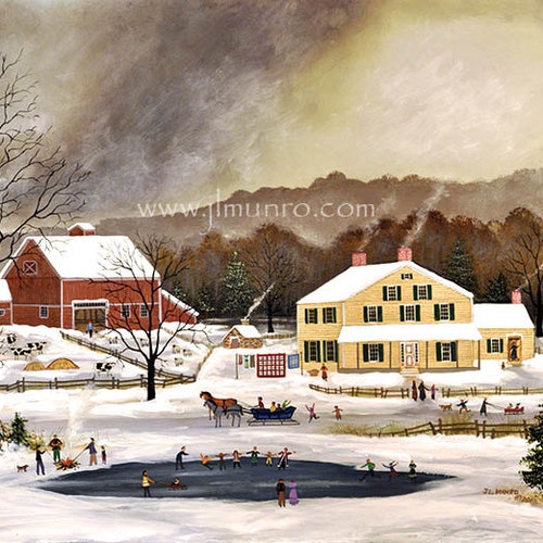 Winter in the Hudson Valley - Limited Edition Print _ by J.L. Munro