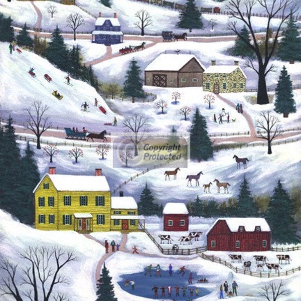 Winter in the Valley - Limited Edition Print _ by J.L. Munro