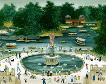 Bethesda Fountain - Limited Edition Print _ by J.L. Munro