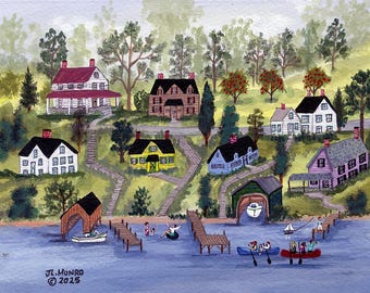 Camps on Otsego Lake  - J.L. Munro