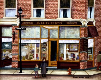 Auger's Book Store, Cooperstown - Limited Edition Print _ by J.L. Munro