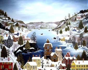Winter in Otsego County - Limited Edition Print _ by J.L. Munro