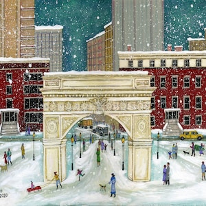 N.Y.C. Washington Square Park - Limited Edition Print _ by J.L. Munro