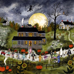 Trick or Treat in Otsego County - Limited Edition Print _ by J.L. Munro