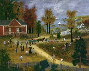 Make Peace Cranberry Farm - Limited Edition Print _ by J.L. Munro