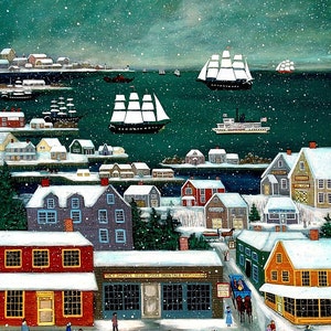 Winter im Hafen von Nantucket