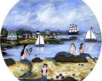 Sailors Valentine Center, KUNST für Designer Handwerker ~ Mermaid Island ~ JL. Munro