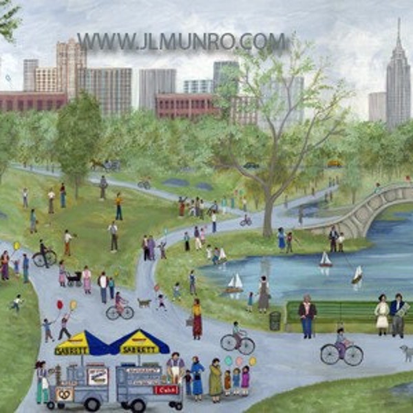 Central Park - Limited Edition Print _ by J.L. Munro