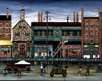 Rainy Day in the Mohawk Valley - Limited Edition Print _ by J.L. Munro