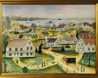 The Fish Wagon - Original Painting by J.L. Munro