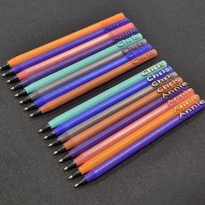 Temperatur Farbwechselstift Personalisiert - Berührungsempfindlich - Interaktiver Stift - Farbvielfalt - Einzigartiges Geschenk -