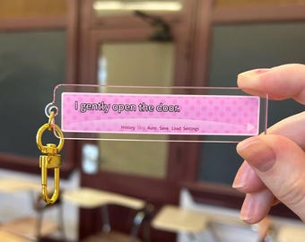 ドキドキ文芸部+ - さよりプラス（両面）3.5インチアクリルチャーム