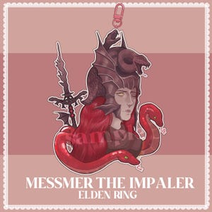 Elden Ring Shadow Of The Erd Tree - Messmer The Impaler 3 Inch Acrylic Keychain