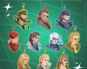 MGS Metal Gear Solid - 3 Inch Acrylic Keychains