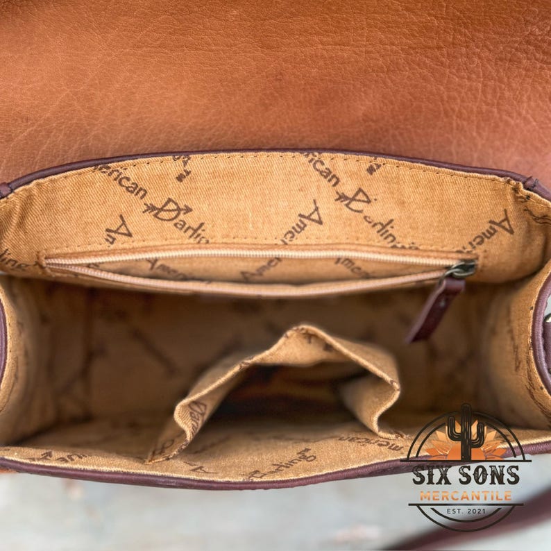 Handmade Leather Purse, Cute Tote Bag, Western Purse, Western Tote Bag, Hand Tooled Leather Purse, Genuine Hair On Cowhide Leather Purse image 9