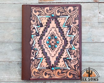 Handgefertigte Notizblock Hülle, Leder Notizblock Hülle, Leder Mappe, Handgemachtes Notizbuch Cover, Leder Mappe