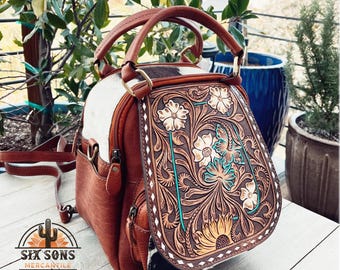 Mochila de couro feminina, mochila de couro, bolsa de couro, mochila estilo country, mochila pequena de couro, mochila de couro bovino, bolsa de couro bovino