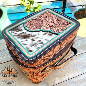 Leather Tooled Jewelry Bag - Etsy