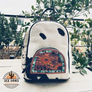 American Darling Cowhide Backpack - Etsy display picture 3