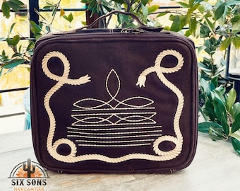 Western Suede Leather Jewelry Case, Leather Jewelry Box, Suede Jewelry Box, Leather Jewelry Box, Custom Jewelry Box, Travel Jewelry Box