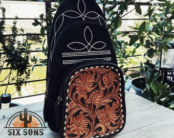 Mochila feminina de couro, mochila de camurça, mochila de couro, bolsa estilo country, mochila pequena de couro, mochila de couro bovino