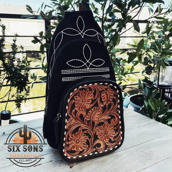 Leather Backpack Women, Suede Leather Backpack Purse, Leather Backpack, Western Purse, Small Leather Backpack, Cowhide Backpack