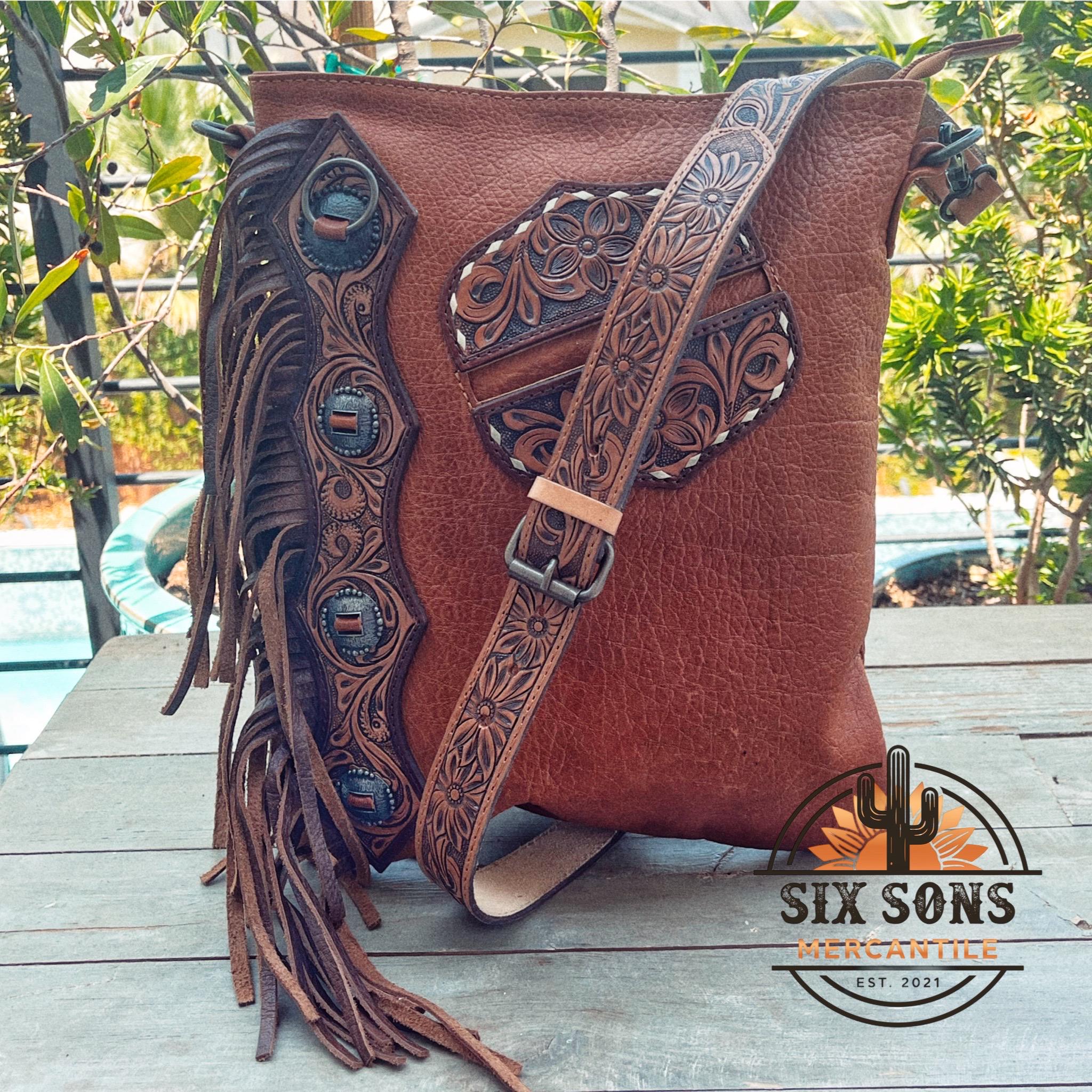 Leather Fringe Purse