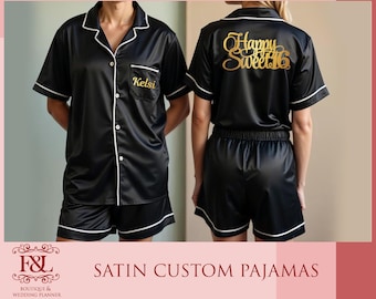 Custom Sweet 16 Pajama Set Sweet Sixteen Pjs Set Customized Birthday Girl Pajamas 16th Birthday gifts for women She is 19 Pjs