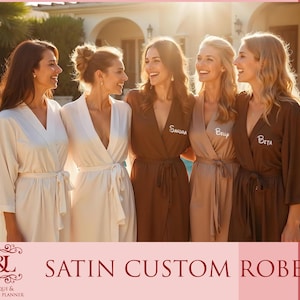 Chocolate Brown Robe - Etsy