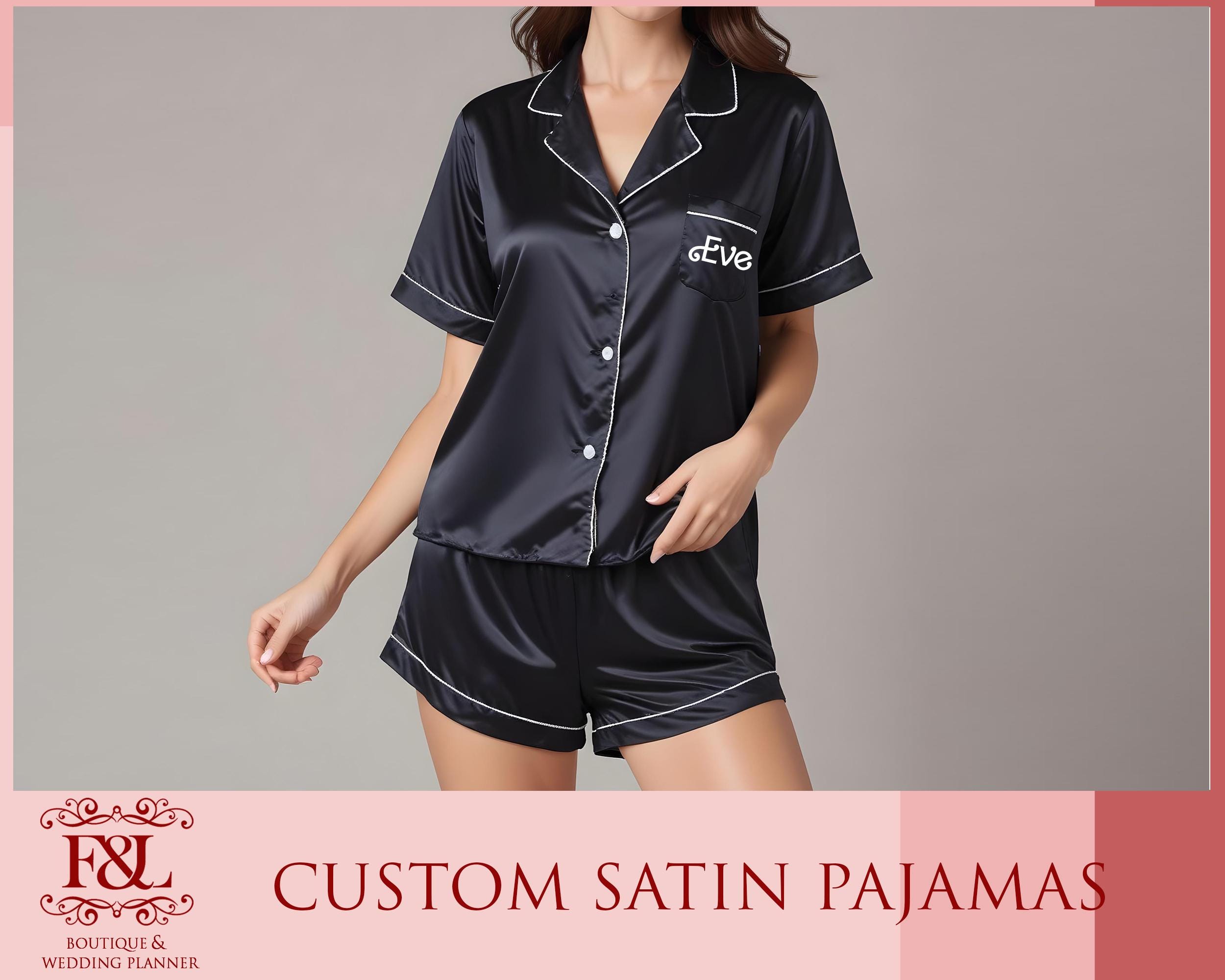 Xs satin pajamas hotsell